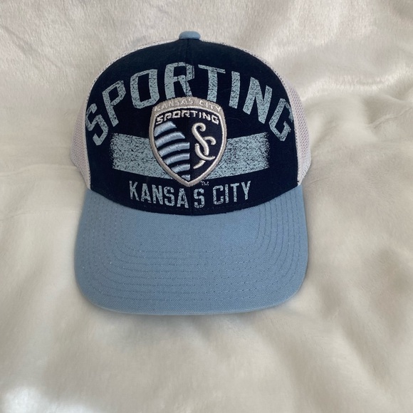 Sporting Kansas City Adidas SnapBack Blue & White - Picture 1 of 6